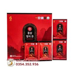 Nước Hồng Sâm Linh Chi Hàn Quốc 50ml x 30 Gói 2 nuoc hong sam linh chi han quoc 8