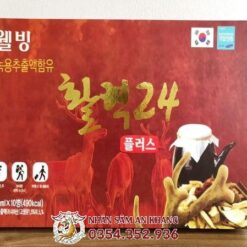 Nước Hồng Sâm Nhung Hươu Well Bio Hộp 10 Chai x 100ml 1 nuoc hong sam nhung loc 2