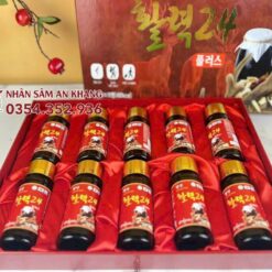 Nước Hồng Sâm Nhung Hươu Well Bio Hộp 10 Chai x 100ml 6 nuoc hong sam nhung loc 8