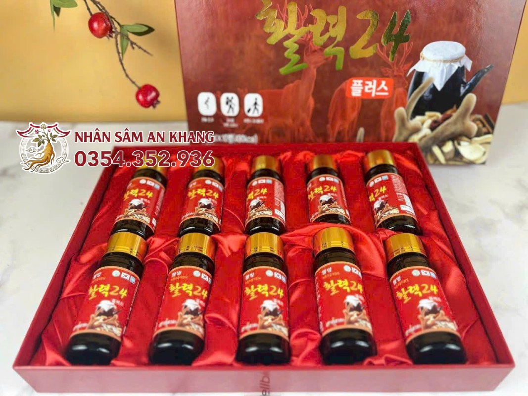 Nước Hồng Sâm Nhung Hươu Well Bio Hộp 10 Chai x 100ml 13 nuoc hong sam nhung loc 8