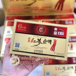 Nước Hồng Sâm Pocheon 100% Hộp 30 Gói x 80ml 5 nuoc hong sam pocheon 100 13