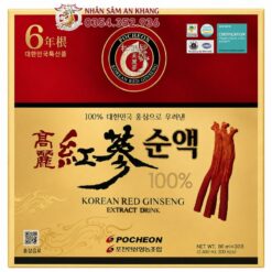 Nước Hồng Sâm Pocheon 100% Hộp 30 Gói x 80ml