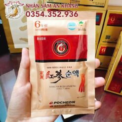 Nước Hồng Sâm Pocheon 100% Hộp 30 Gói x 80ml 9 nuoc hong sam pocheon 100 4