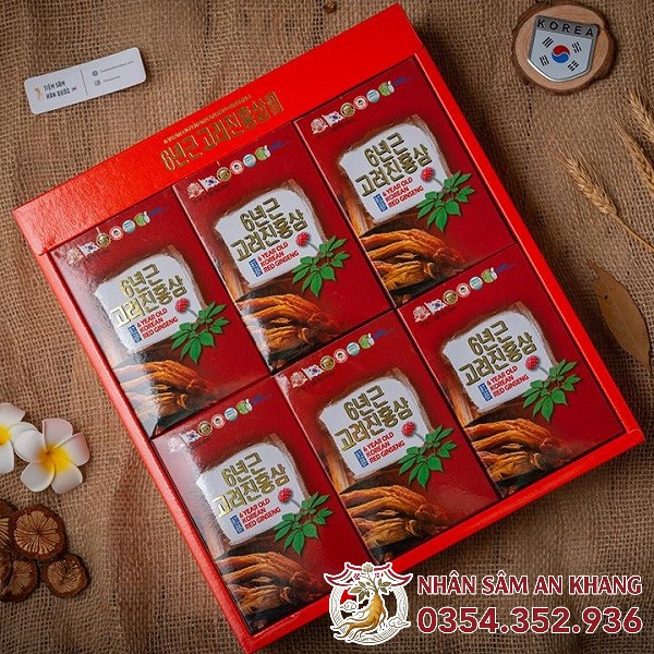 Nước Hồng Sâm Teawoong Hàn Quốc Hộp 30 Gói x 70ml 17 nuoc hong sam taewoong 9