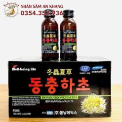 Nước Đông Trùng Hạ Thảo Dong Nam IAF 100ml x 10 Chai
