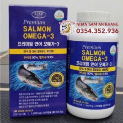 Dầu Cá Hồi Salmon Omega 3 Ever Green 300 Viên