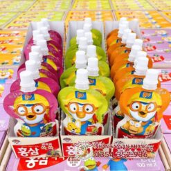 Nước Hồng Sâm Trẻ Em Pororo Paldo Hàn Quốc 10 Túi x 100ml 1 paldo pororo 2