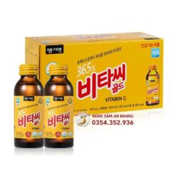 Nước Tăng Lực 365X Vitamin C Hàn Quốc 10 Chai x 100ml