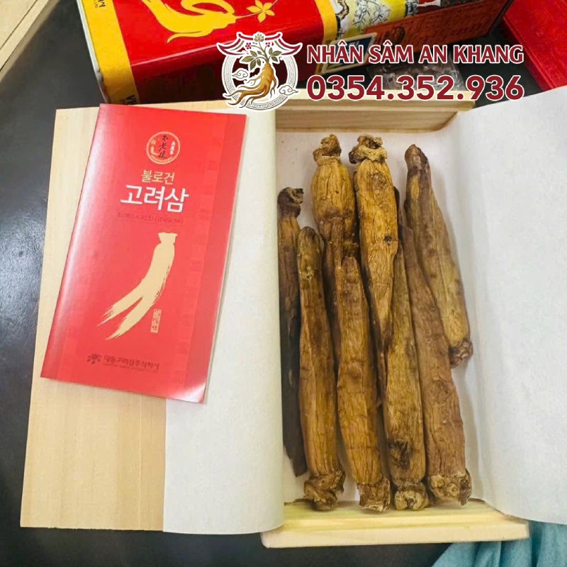 Hồng Sâm Củ Khô Daedong Hộp Thiếc 75G 14 sam cu kho daedong 18
