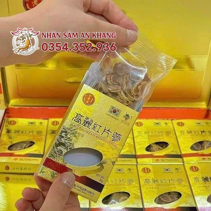 Hồng Sâm Thái Lát Daedong Hộp Giấy 200G 11 sam lat daedong hop giay 5