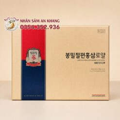 Hồng Sâm Thái Lát Tẩm Mật Ong KGC Hộp 160G 1 sam lat tam mat ong kgc