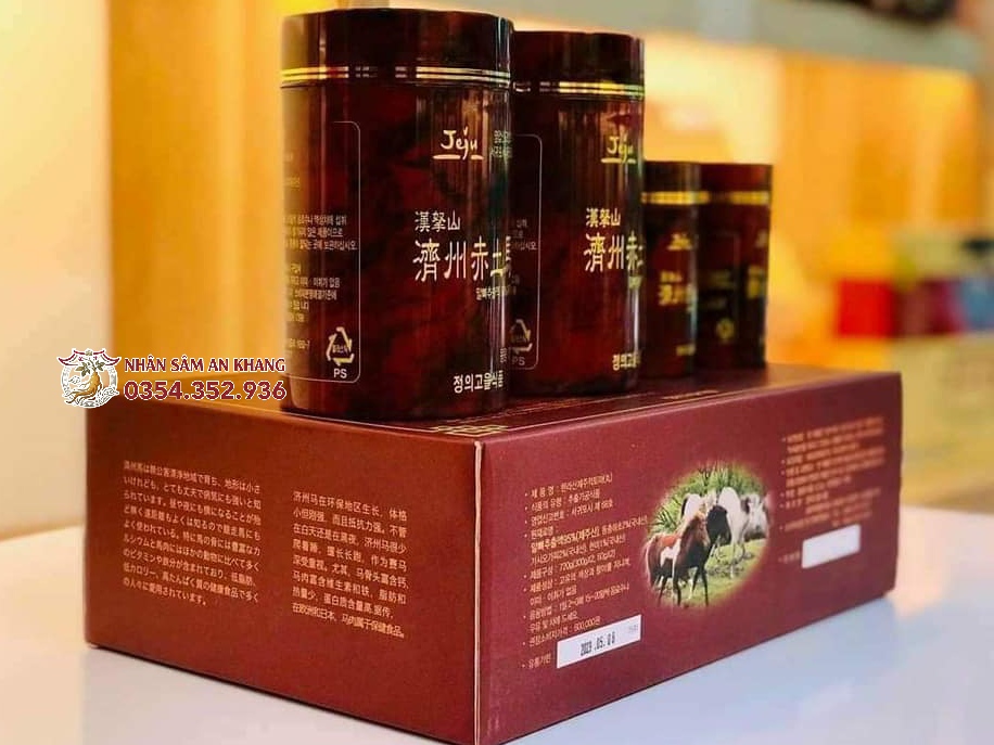 Viên Uống Cao Xương Ngựa JeJu Hàn Quốc Hộp 720g 16 cao xuong ngua jeju 7