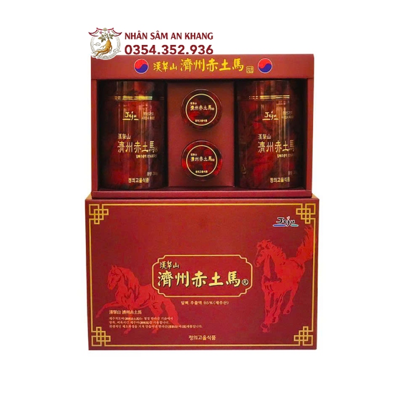 Viên Uống Cao Xương Ngựa JeJu Hàn Quốc Hộp 720g 10 cao xuong ngua jeju 9