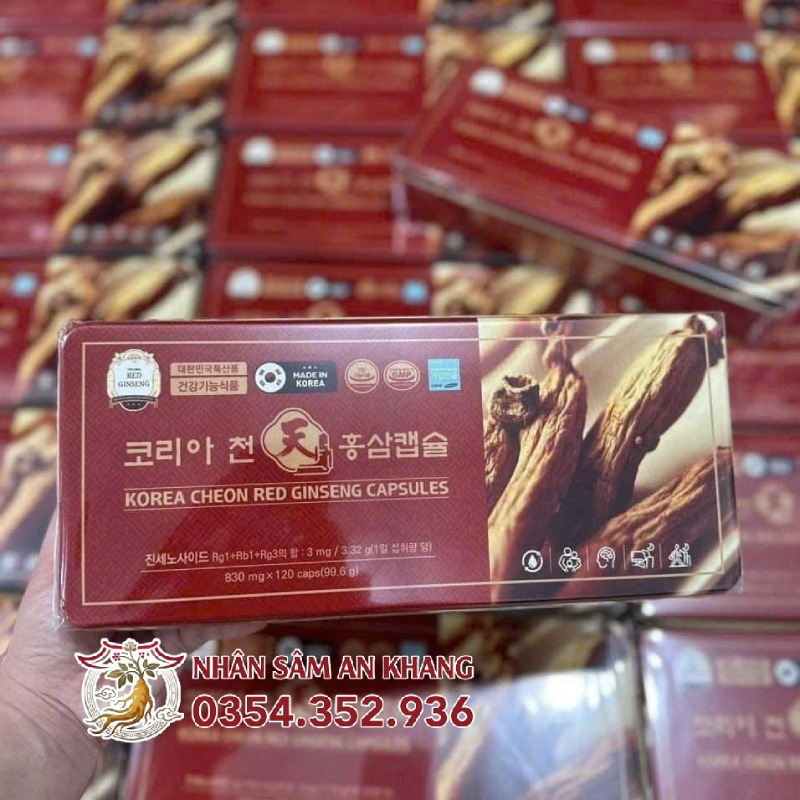 Viên Đạm Thiên Sâm Hàn Quốc 120 Viên 11 dam thien sam 12vien
