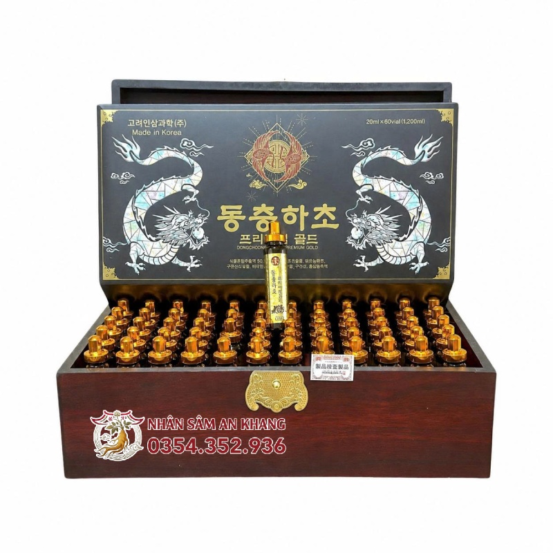 Nước Đông Trùng Hạ Thảo Bio Apgold 20ml x 60 Ống 7 dong trung 60 ong bio gold
