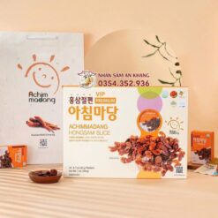 Hồng Sâm Thái Lát Tẩm Mật Ong Achimmadang Hộp 200g