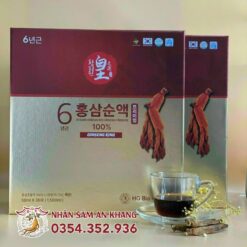 Nước Hồng Sâm 100% HG Bio Hàn Quốc 30 Gói x 50ml
