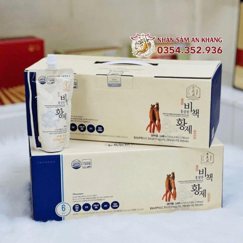 Nước Hồng Sâm Hoàng Đế Daedong 120ml x 20 Gói 13 nuoc hong sam hoang de daedong 7