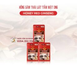 Hồng Sâm Thái Lát Tẩm Mật Ong HG Bio 200g 4 sam lat tam mat ong hg bio 4
