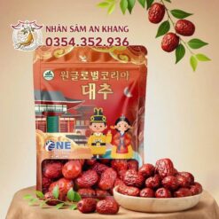 Táo Đỏ Sấy Khô Hàn Quốc One Global 1KG 3 tao do co hoa don 2