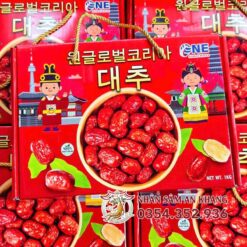 Táo Đỏ Sấy Khô Hàn Quốc One Global 1KG 6 tao do co hoa don
