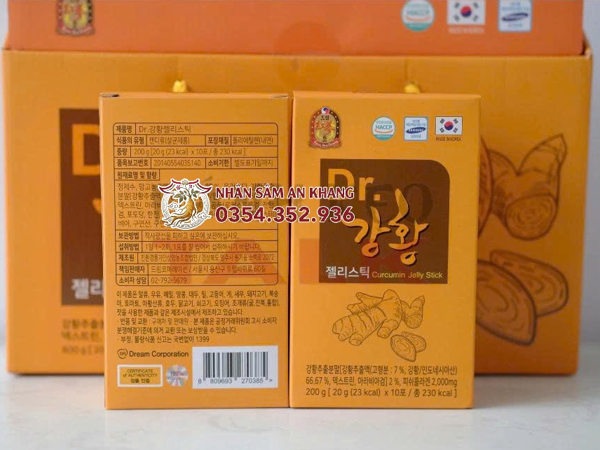 Thạch Nghệ Collagen Dream Hàn Quốc 30 gói 15 thach nghe collagen 8