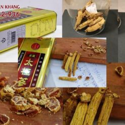 Thái Cực Sâm Củ Khô Hộp Thiếc Taekuk Daedong 300g 9 thai cuc sam cu kho 18