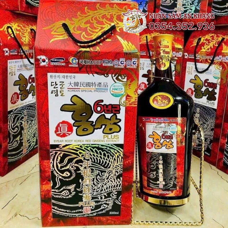 Nước Hồng Sâm Hàn Quốc Kanghwa Chai 3000ml 13 tinh chat hong sam 3 lit 6