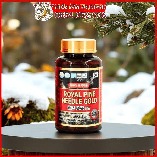 Tinh Dầu Thông Đỏ Royal Pine Needle Gold 100 Viên 9 tinh dau thong do 100 vien 3