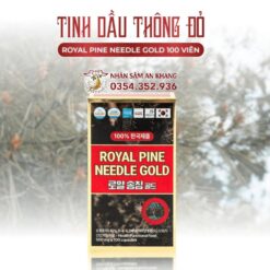 Tinh Dầu Thông Đỏ Royal Pine Needle Gold 100 Viên 2 tinh dau thong do 100 vien 5