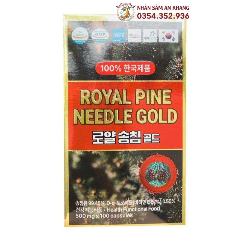 Tinh Dầu Thông Đỏ Royal Pine Needle Gold 100 Viên 11 tinh dau thong do 100 vien 6