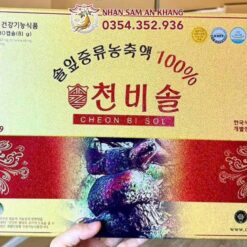 Tinh Dầu Thông Đỏ Cheon Bi Sol 180 Viên 9 tinh dau thong do cheon bi sol 2