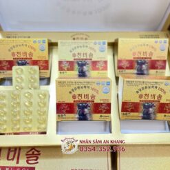Tinh Dầu Thông Đỏ Cheon Bi Sol 180 Viên 5 tinh dau thong do cheon bi sol 3