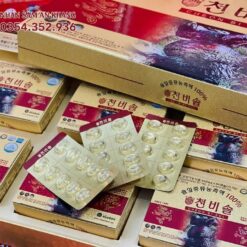 Tinh Dầu Thông Đỏ Cheon Bi Sol 180 Viên 3 tinh dau thong do cheon bi sol 5