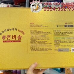 Tinh Dầu Thông Đỏ Cheon Bi Sol 180 Viên 6 tinh dau thong do cheon bi sol 6