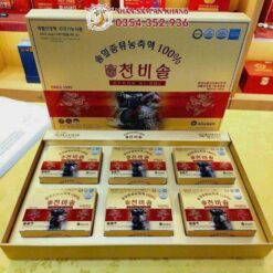 Tinh Dầu Thông Đỏ Cheon Bi Sol 180 Viên 8 tinh dau thong do cheon bi sol 8