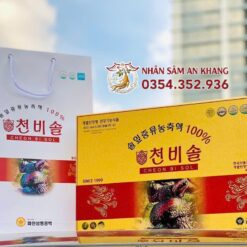 Tinh Dầu Thông Đỏ Cheon Bi Sol 180 Viên 7 tinh dau thong do cheon bi sol 9