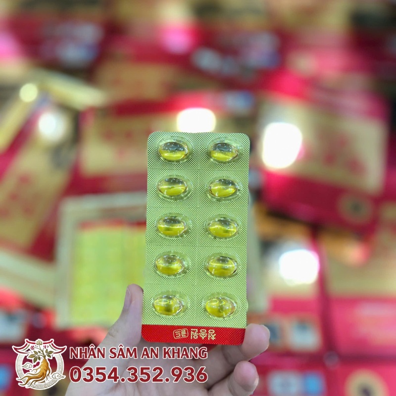 Tinh Dầu Thông Đỏ CheongSongWon Gold 180 Viên 15 tinh dau thong do cheongsongwon gold 10