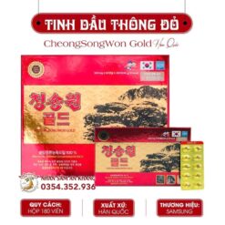 Tinh Dầu Thông Đỏ CheongSongWon Gold 180 Viên