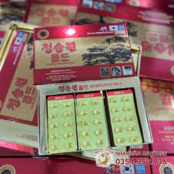 Tinh Dầu Thông Đỏ CheongSongWon Gold 180 Viên 3 tinh dau thong do cheongsongwon gold 6