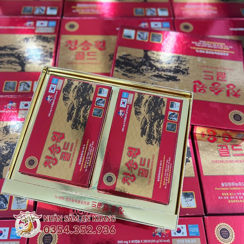 Tinh Dầu Thông Đỏ CheongSongWon Gold 180 Viên 18 tinh dau thong do cheongsongwon gold 7
