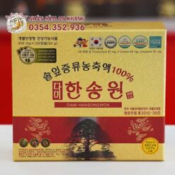 Tinh Dầu Thông Đỏ Chính Phủ Dami Hansongwon 120 Viên