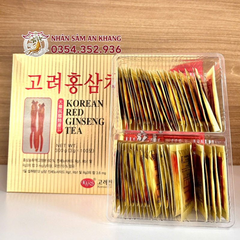 Trà Hồng Sâm Hàn Quốc KGS 50 Gói 11 tra kgs 3