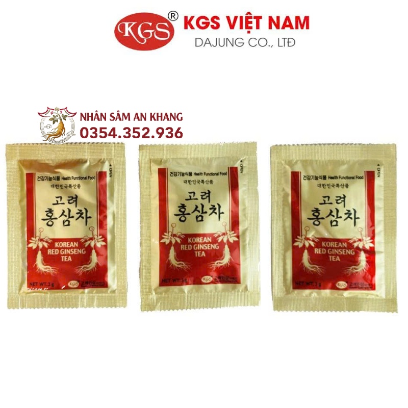 Trà Hồng Sâm Hàn Quốc KGS 50 Gói 10 tra kgs 7