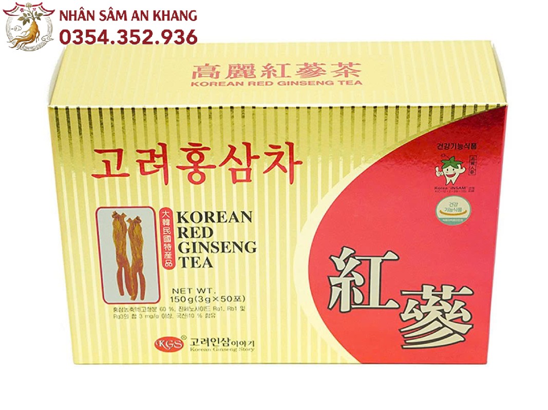 Trà Hồng Sâm Hàn Quốc KGS 50 Gói 6 tra kgs 9
