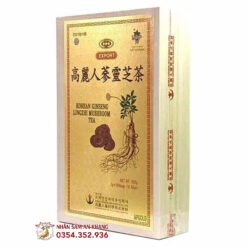 Trà Hồng Sâm Linh Chi Bio Apgold Hộp Gỗ 100 Gói 4 tra linh chi bio 2