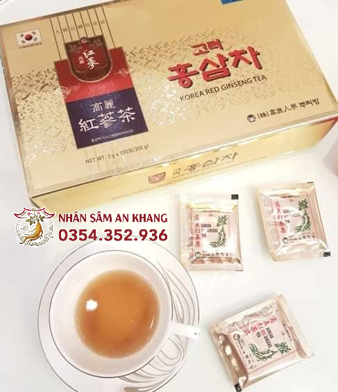 Trà Hồng Sâm Hàn Quốc Buleebang100 Gói 12 tra vang 2