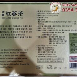 Trà Hồng Sâm Hàn Quốc Buleebang100 Gói 3 tra vang 3