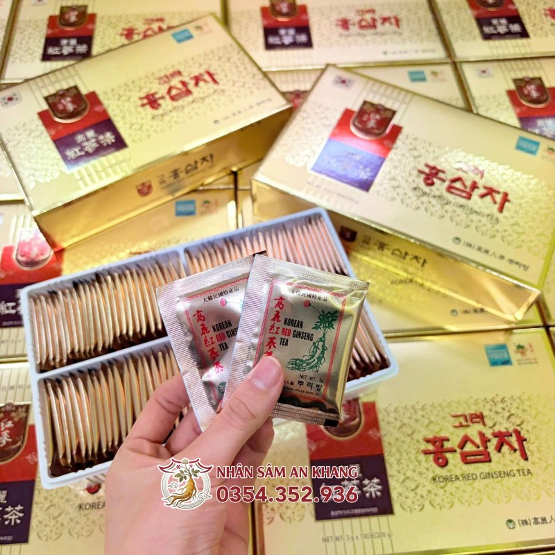 Trà Hồng Sâm Hàn Quốc Buleebang100 Gói 11 tra vang 7