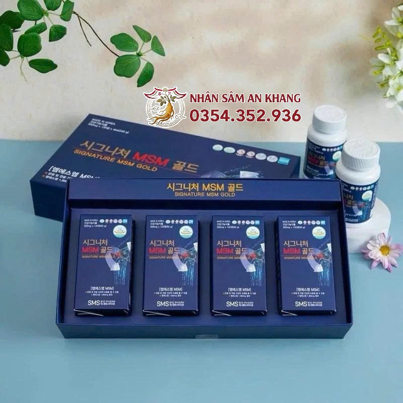 Viên Uống Bổ Khớp Signature MSM Gold 480 Viên 13 vien bo khop msm 6